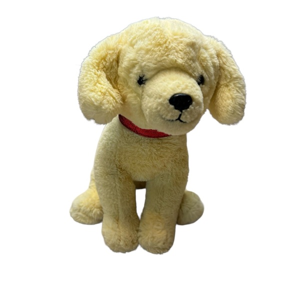 FAO SCHWARZ 14" Labrador Yellow Lab Golden Retriever Puppy Dog Plush Stuffed - Picture 2 of 8